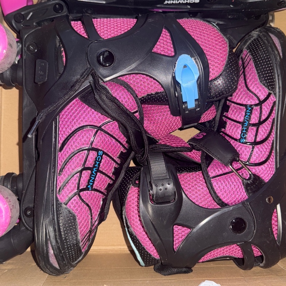 Schwinn Pink and Black Switcher Skates size 5-8 women/youth